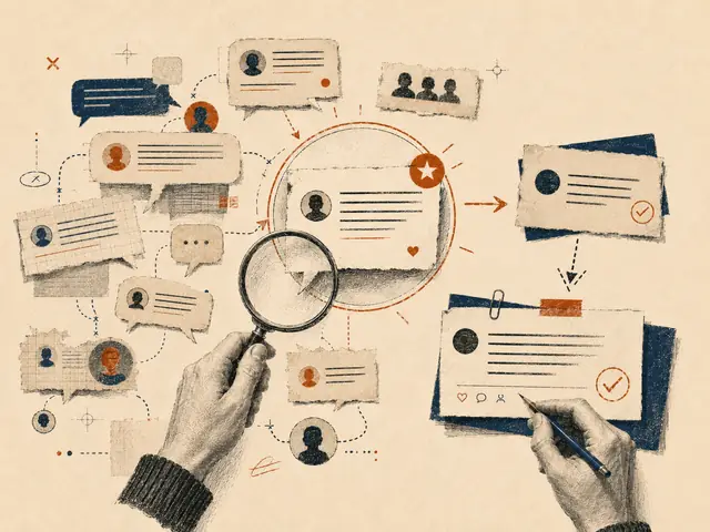 Conversations, replies and shares forming around a published story
